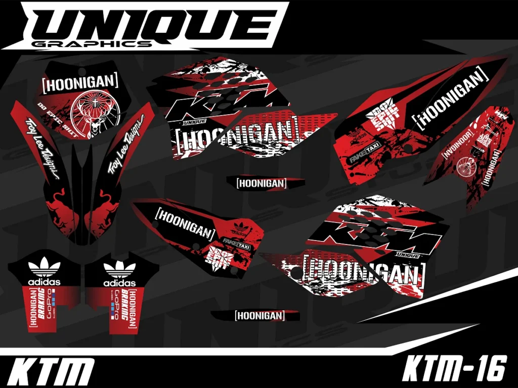 Okleina motocyklowa KTM - KTM-16