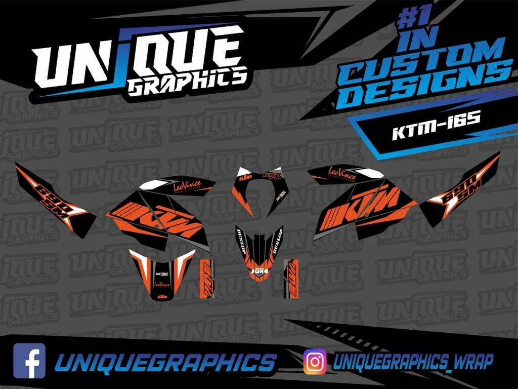 Okleina motocyklowa KTM - KTM-165