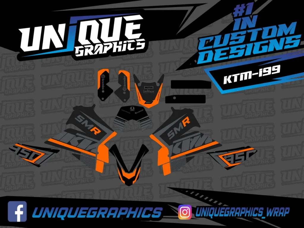 Okleina motocyklowa KTM - KTM-199