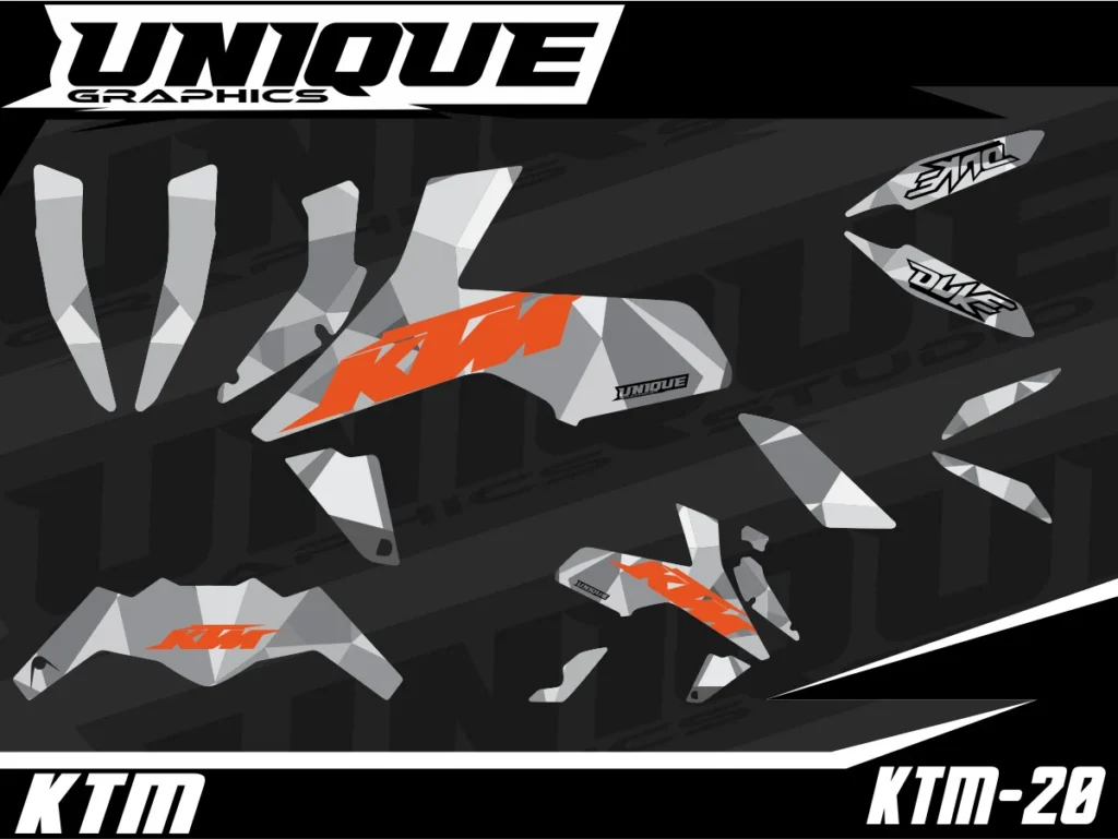 Okleina motocyklowa KTM - KTM-20
