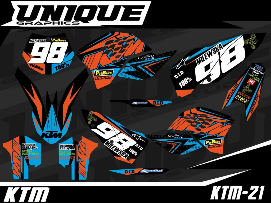 Okleina motocyklowa KTM - KTM-21
