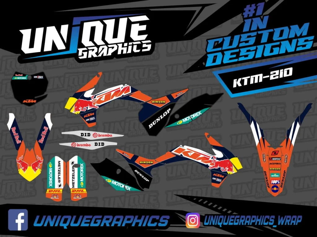 Okleina motocyklowa KTM - KTM-210
