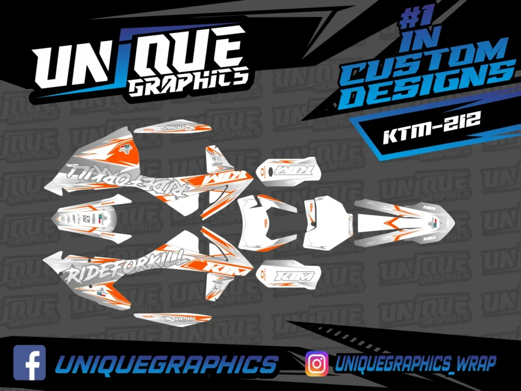 Okleina motocyklowa KTM - KTM-212