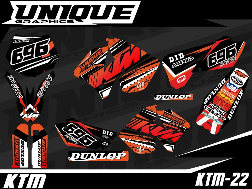 Okleina motocyklowa KTM - KTM-22