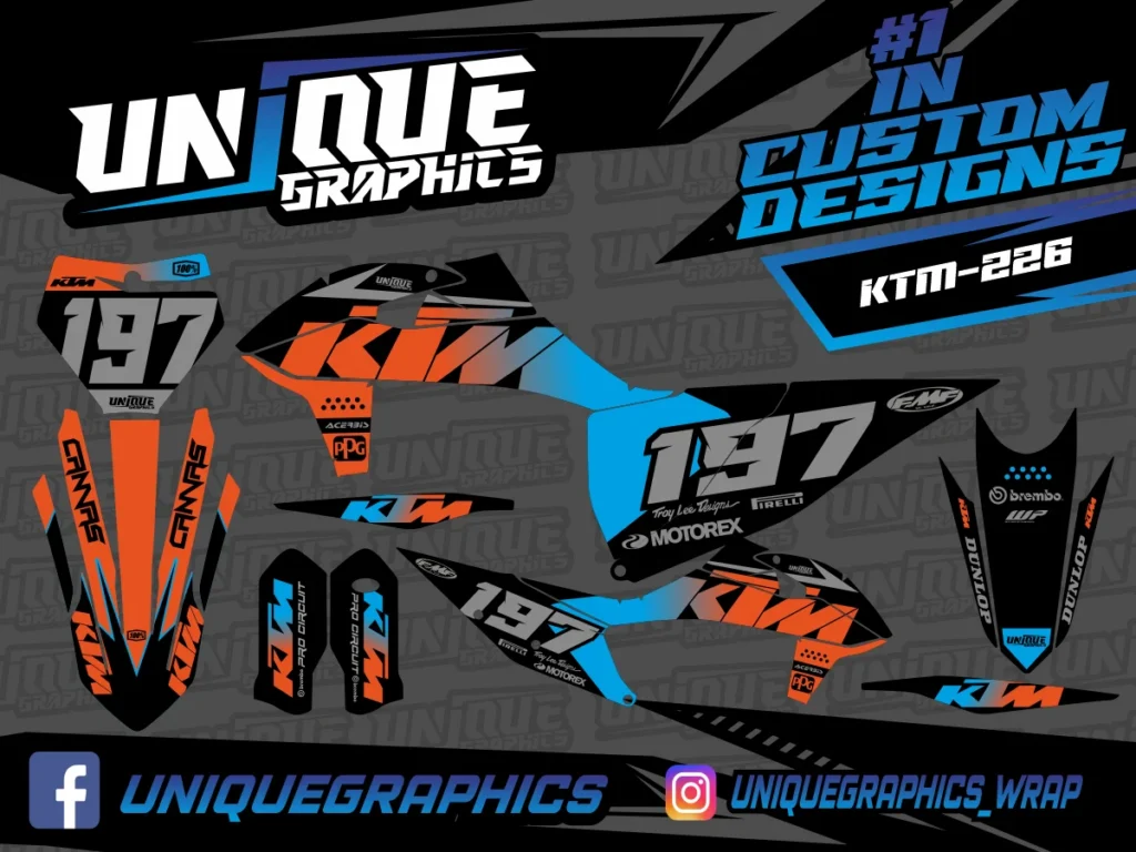 Okleina motocyklowa KTM - KTM-226