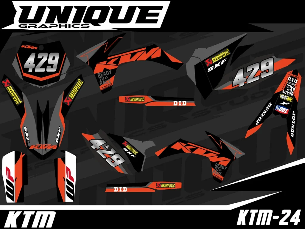 Okleina motocyklowa KTM - KTM-24