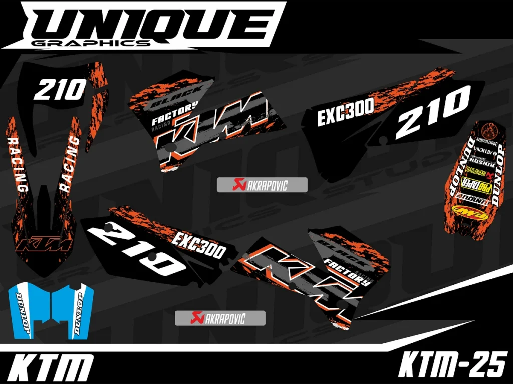 Okleina motocyklowa KTM - KTM-25