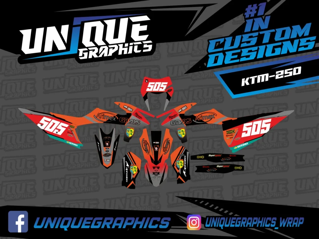 Okleina motocyklowa KTM - KTM-250