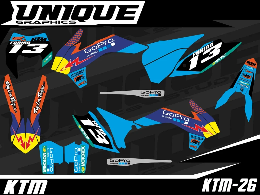 Okleina motocyklowa KTM - KTM-26