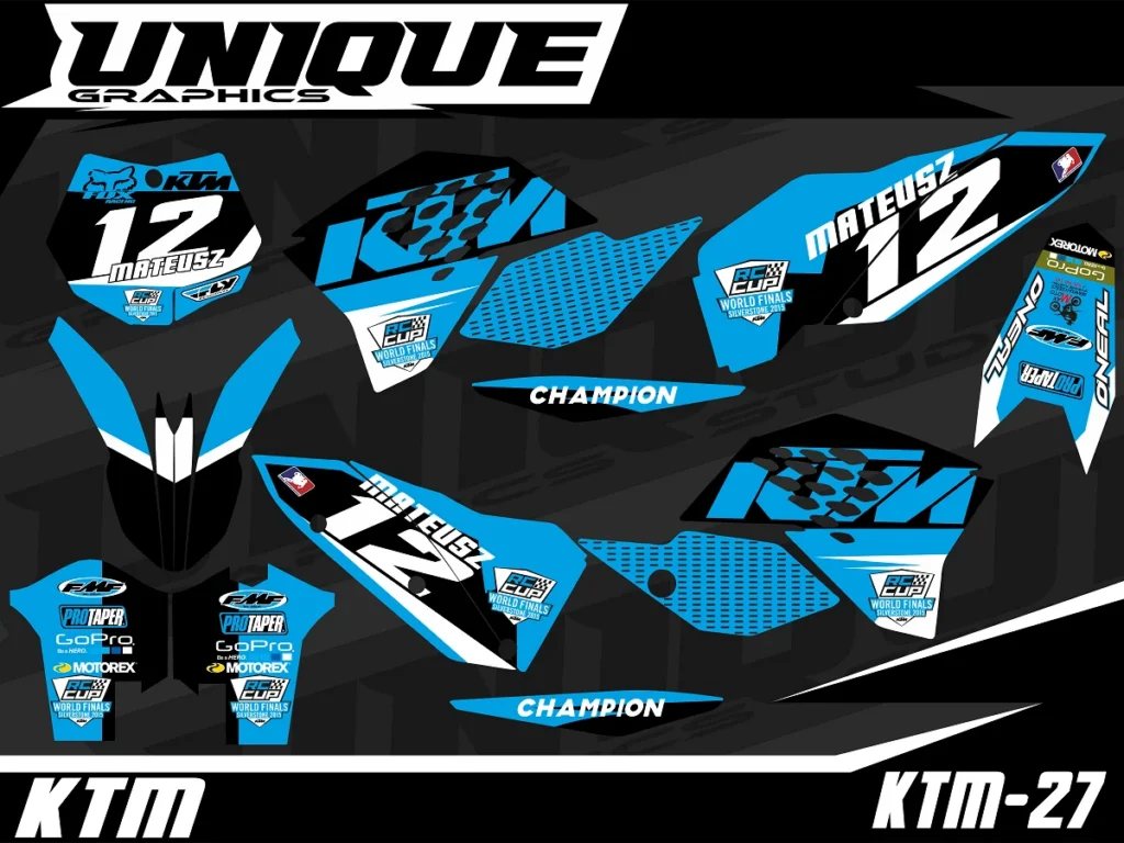 Okleina motocyklowa KTM - KTM-27