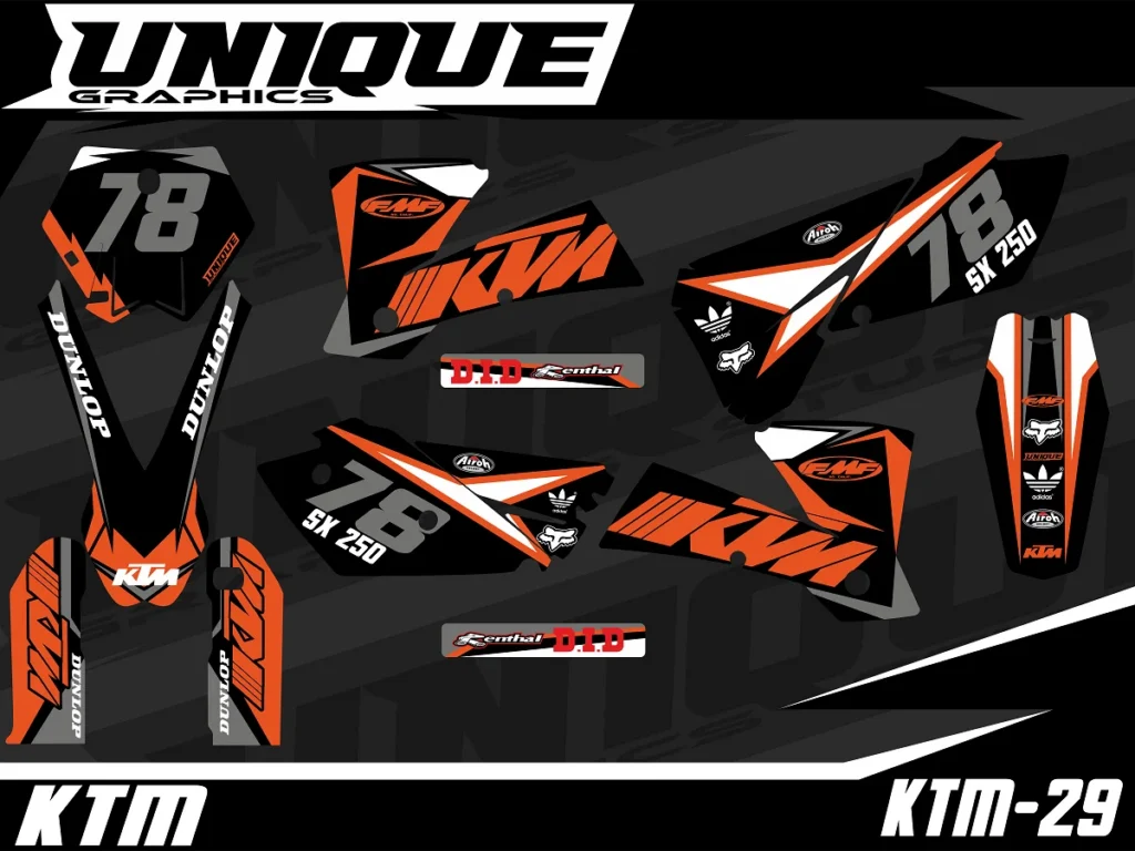 Okleina motocyklowa KTM - KTM-29