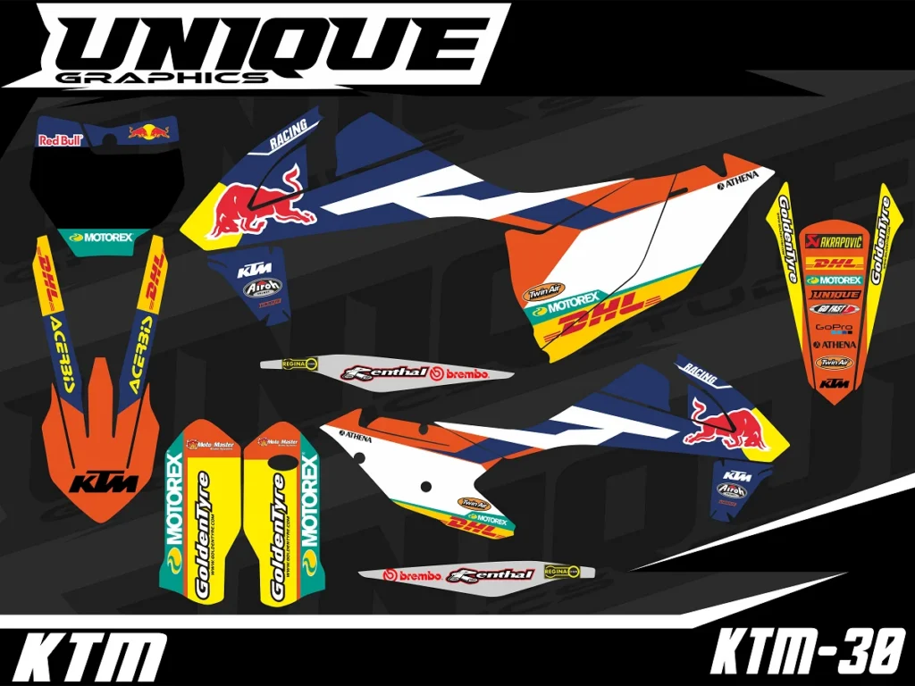 Okleina motocyklowa KTM - KTM-30