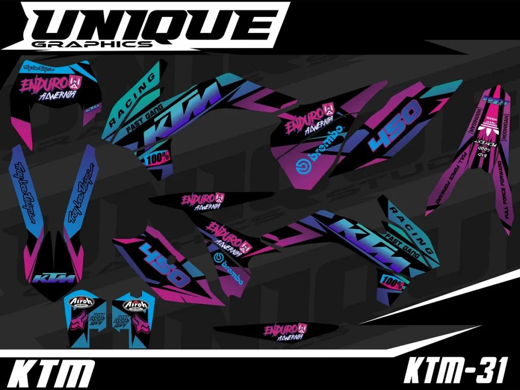 Okleina motocyklowa KTM - KTM-31