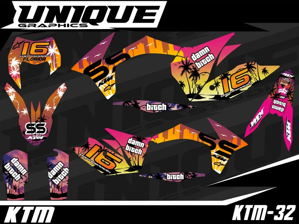 Okleina motocyklowa KTM - KTM-32