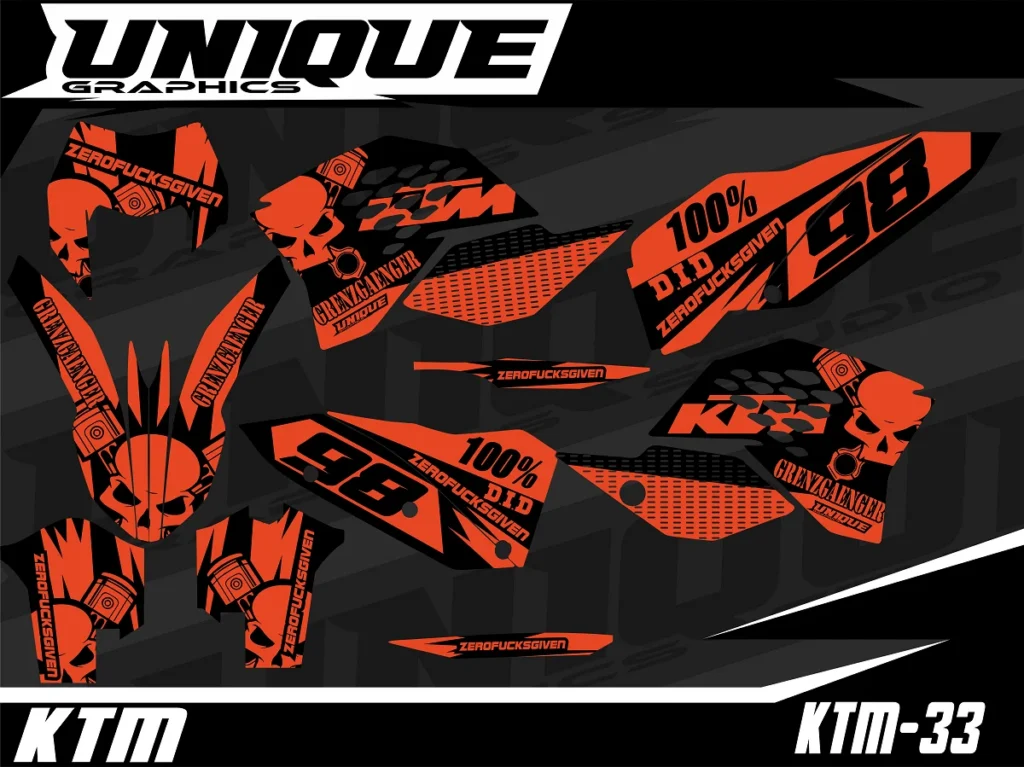 Okleina motocyklowa KTM - KTM-33