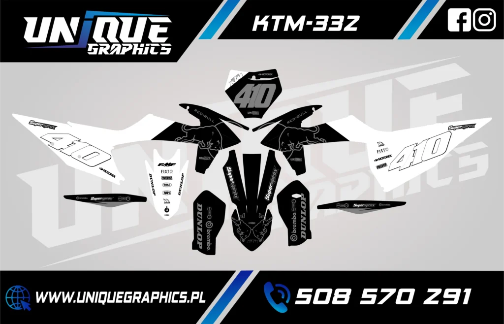 Okleina motocyklowa KTM - KTM-332