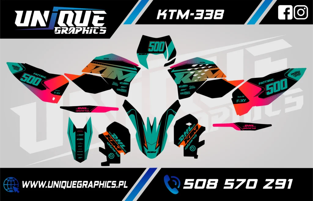 Okleina motocyklowa KTM - KTM-338