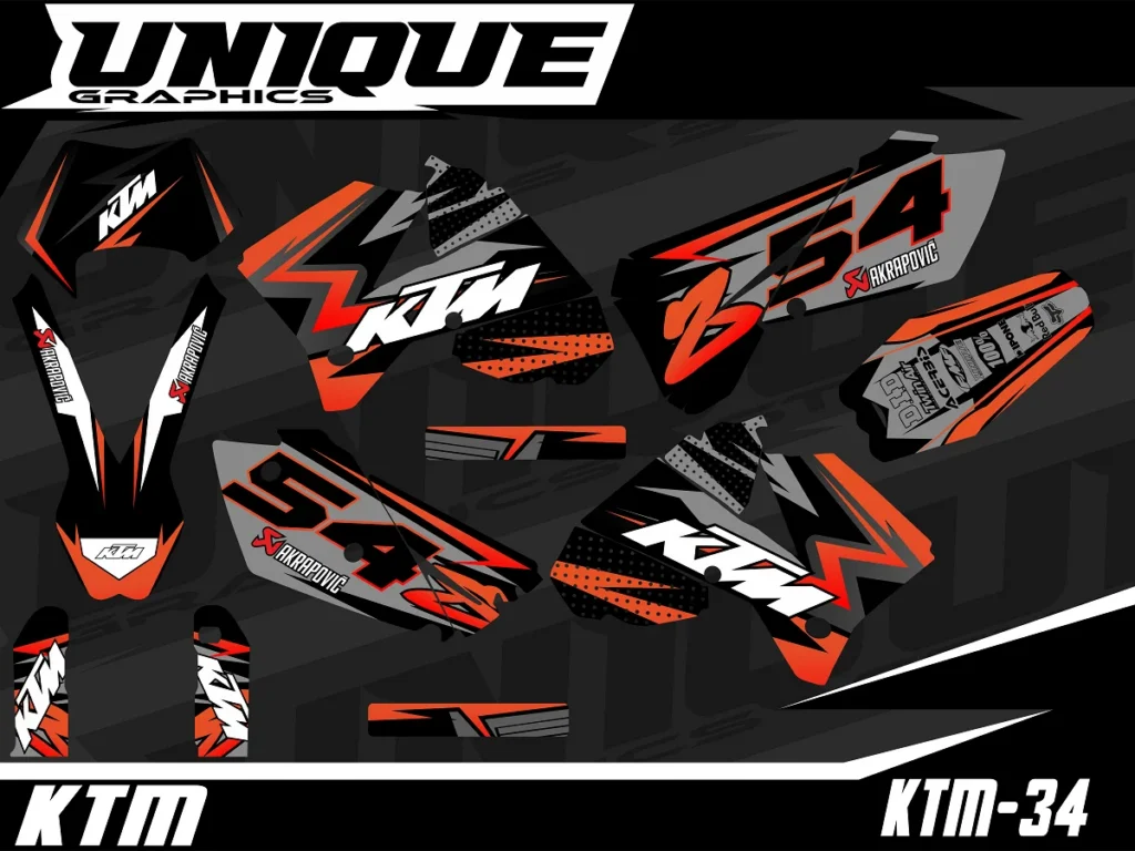Okleina motocyklowa KTM - KTM-34
