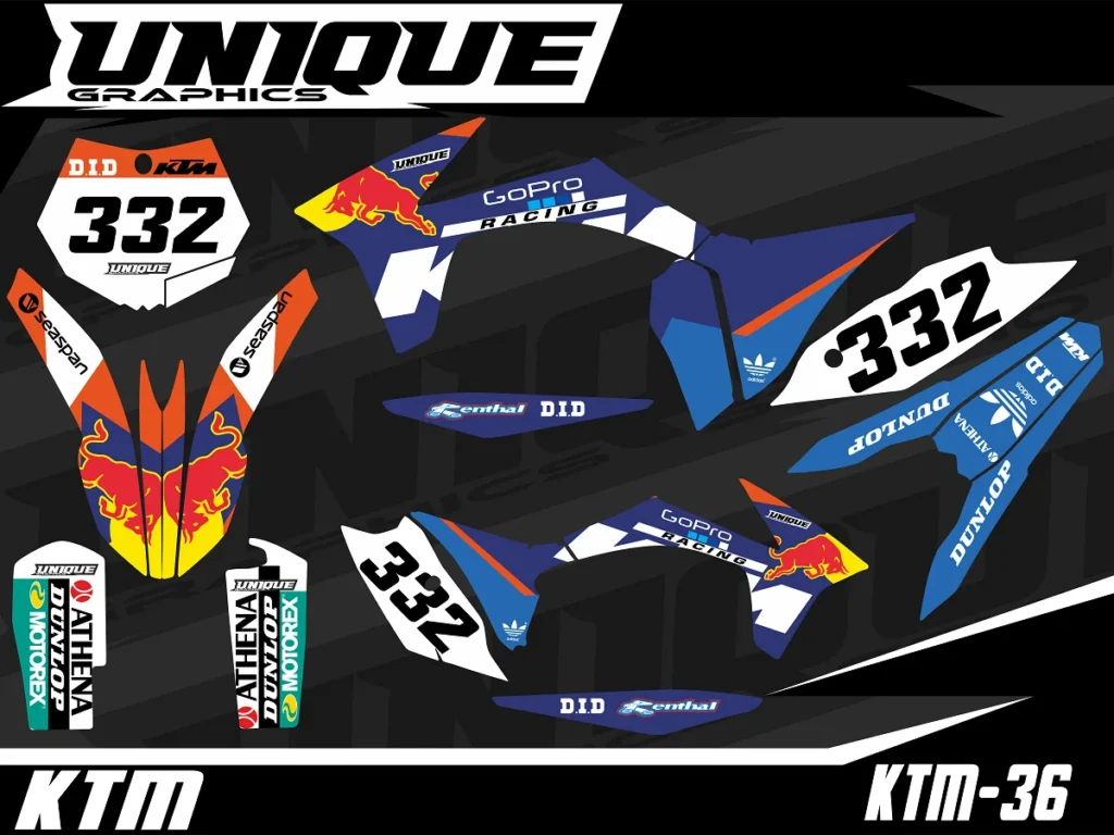 Okleina motocyklowa KTM - KTM-36