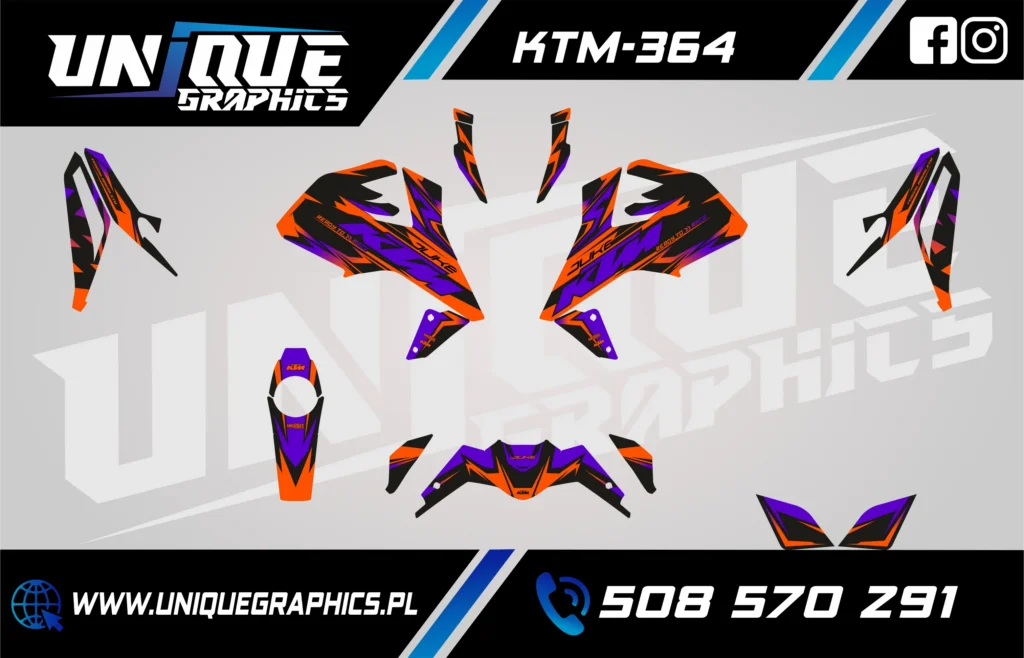 Okleina motocyklowa KTM - KTM-364