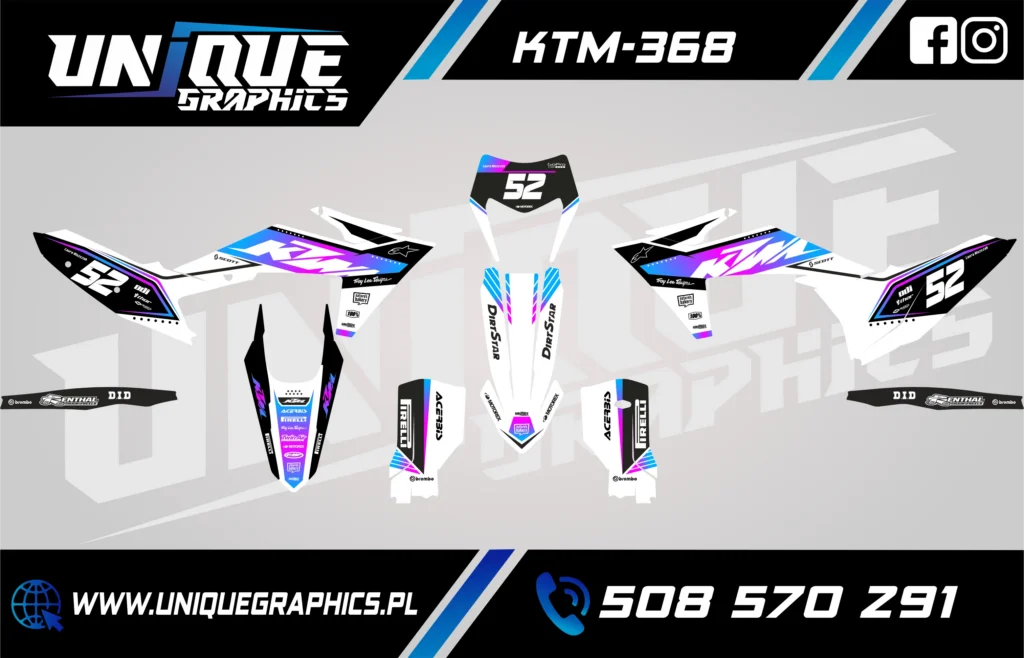 Okleina motocyklowa KTM - KTM-368