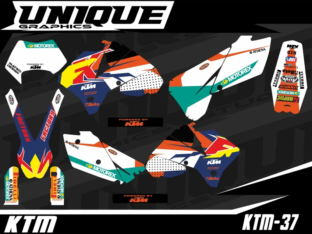 Okleina motocyklowa KTM - KTM-37