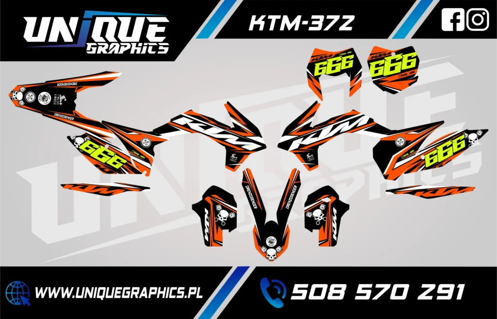 Okleina motocyklowa KTM - KTM-372