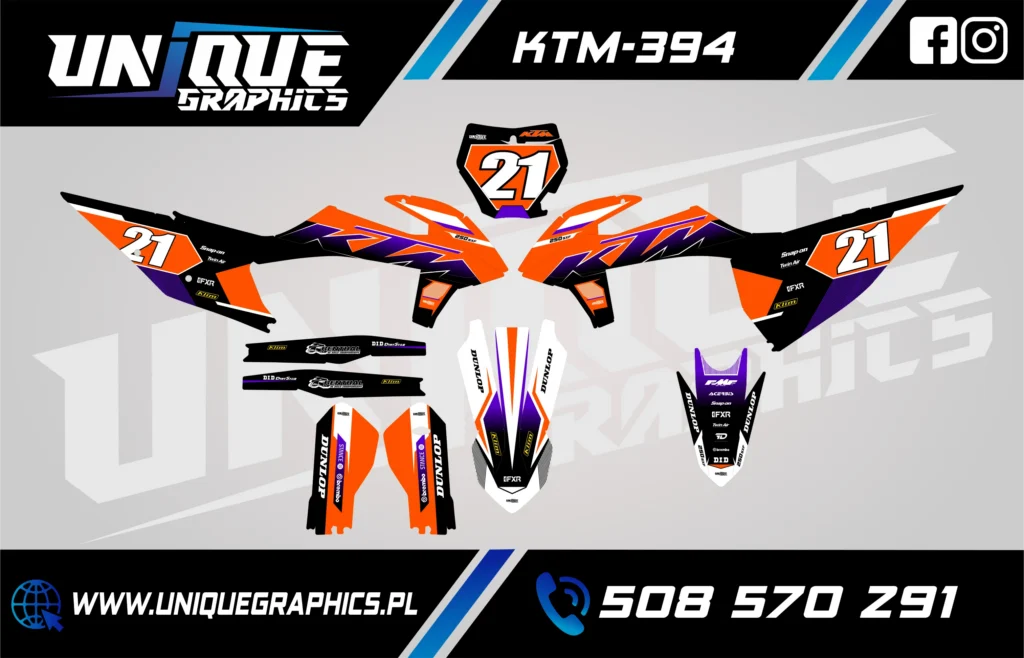 Okleina motocyklowa KTM - KTM-394