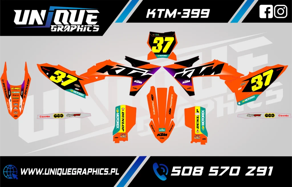 Okleina motocyklowa KTM - KTM-399