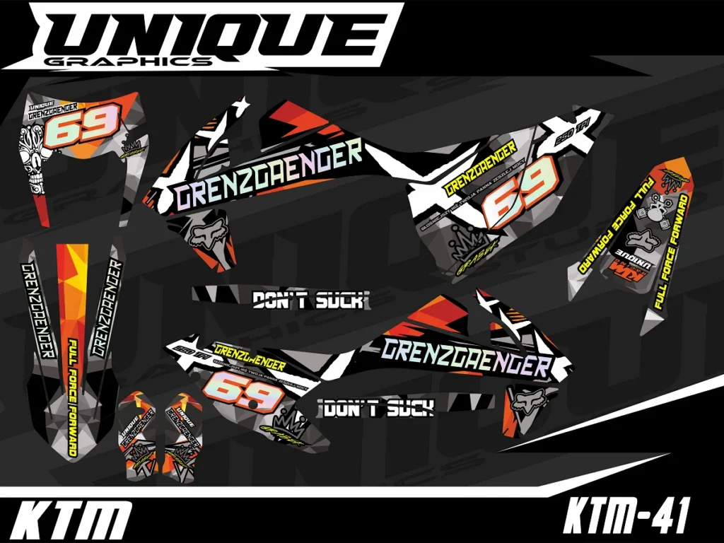 Okleina motocyklowa KTM - KTM-41