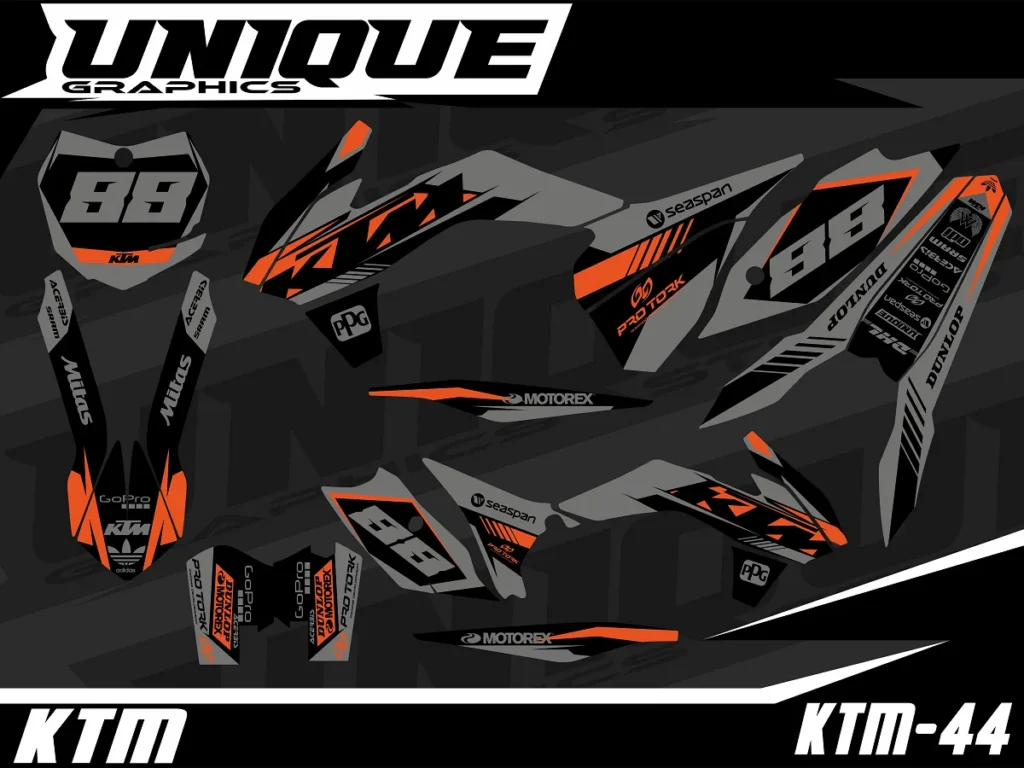 Okleina motocyklowa KTM - KTM-44