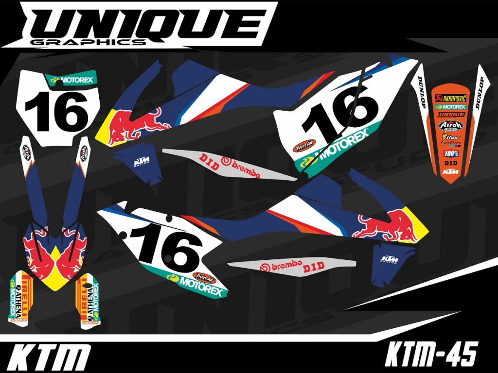 Okleina motocyklowa KTM - KTM-45