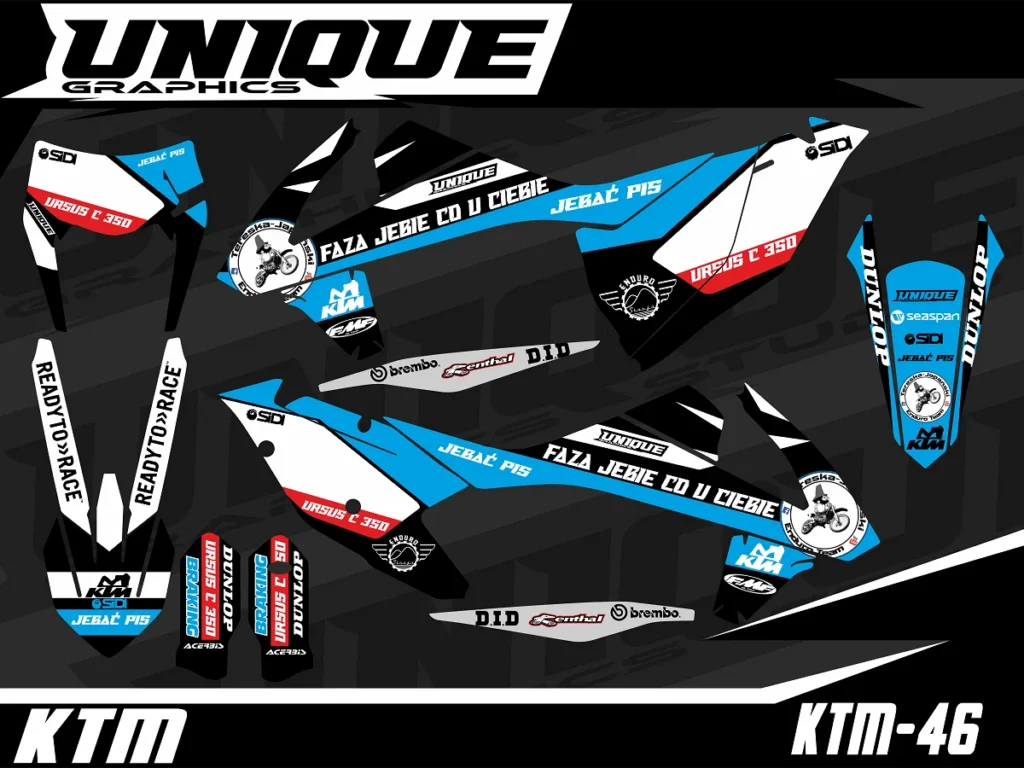 Okleina motocyklowa KTM - KTM-46