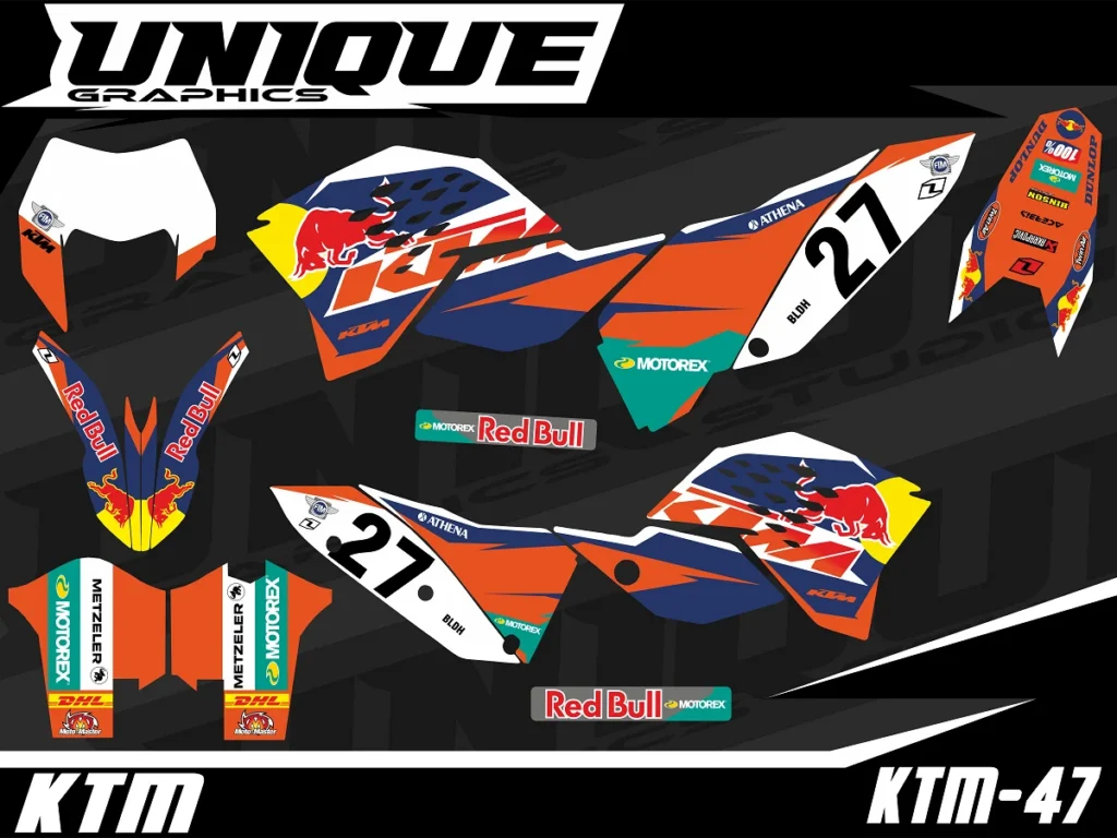 Okleina motocyklowa KTM - KTM-47