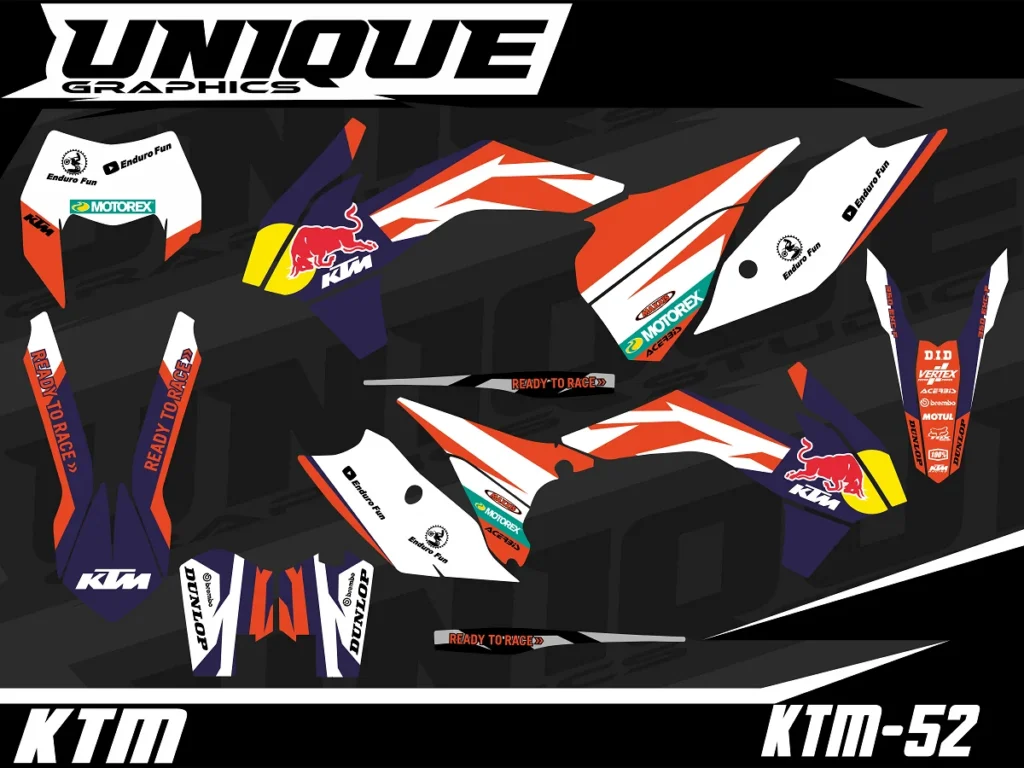 Okleina motocyklowa KTM - KTM-52