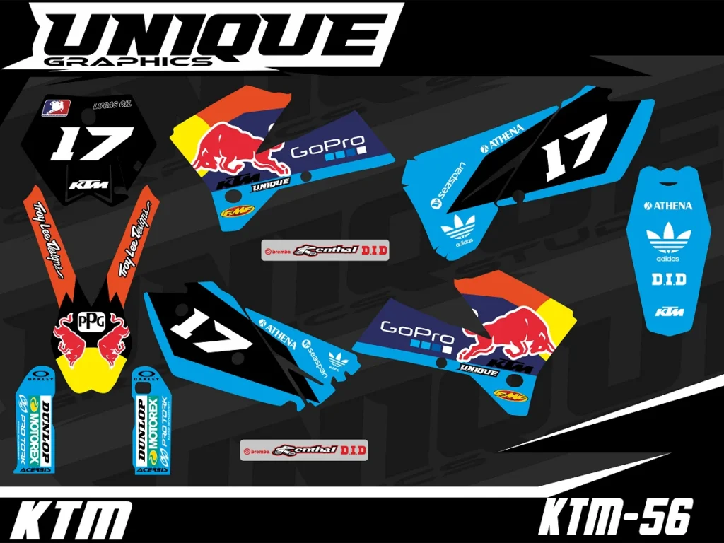 Okleina motocyklowa KTM - KTM-56