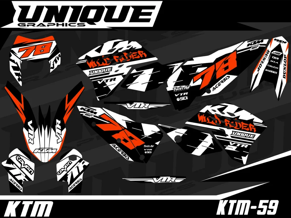 Okleina motocyklowa KTM - KTM-59