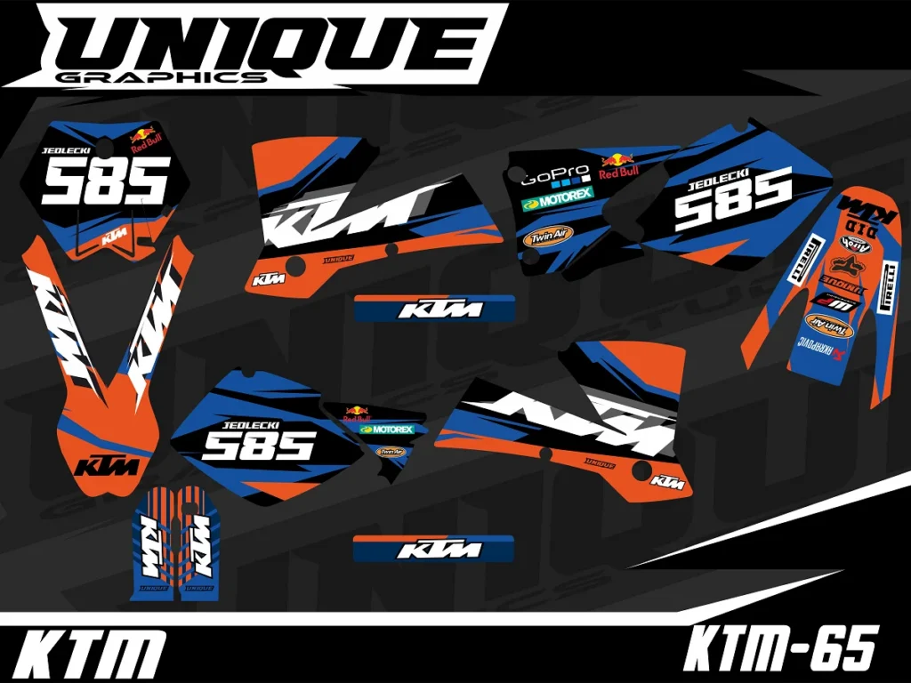 Okleina motocyklowa KTM - KTM-65
