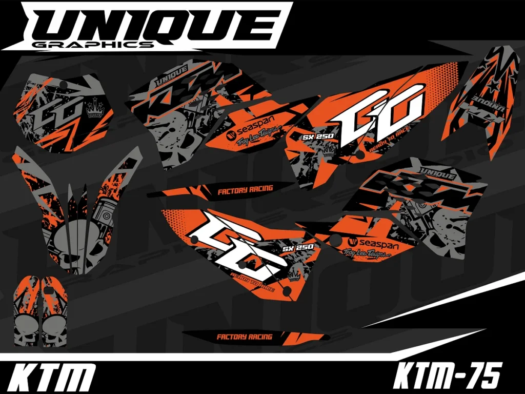 Okleina motocyklowa KTM - KTM-75