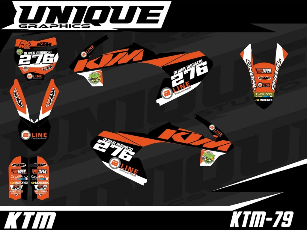 Okleina motocyklowa KTM - KTM-79