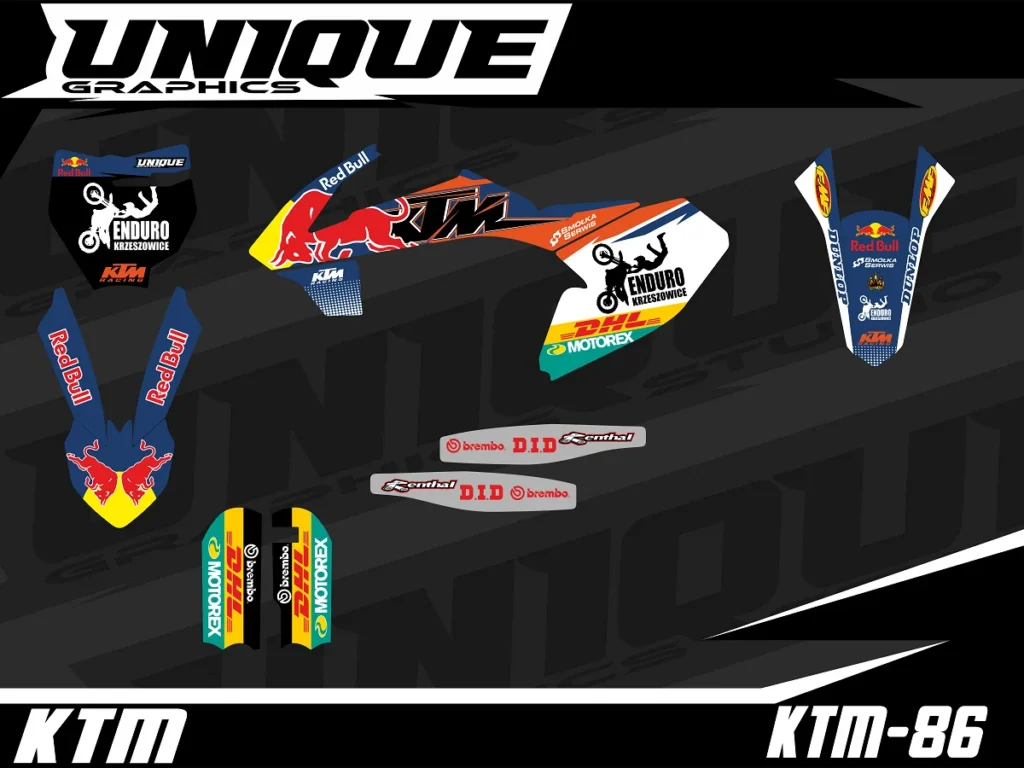 Okleina motocyklowa KTM - KTM-86