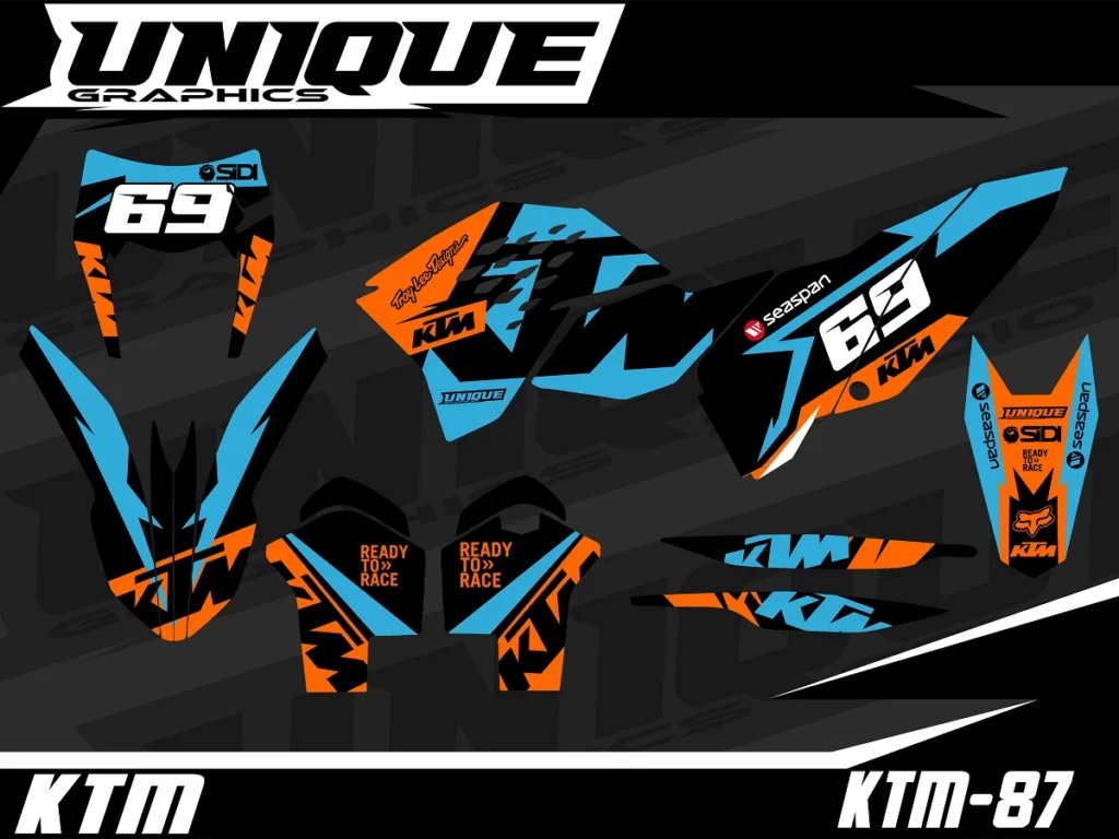 Okleina motocyklowa KTM - KTM-87