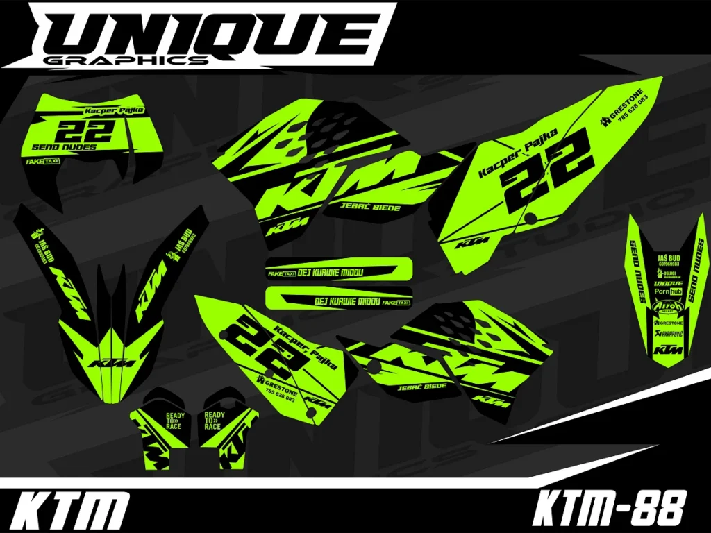 Okleina motocyklowa KTM - KTM-88