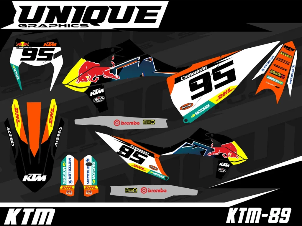 Okleina motocyklowa KTM - KTM-89