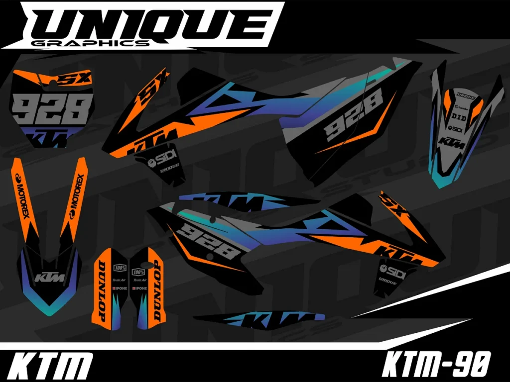 Okleina motocyklowa KTM - KTM-90