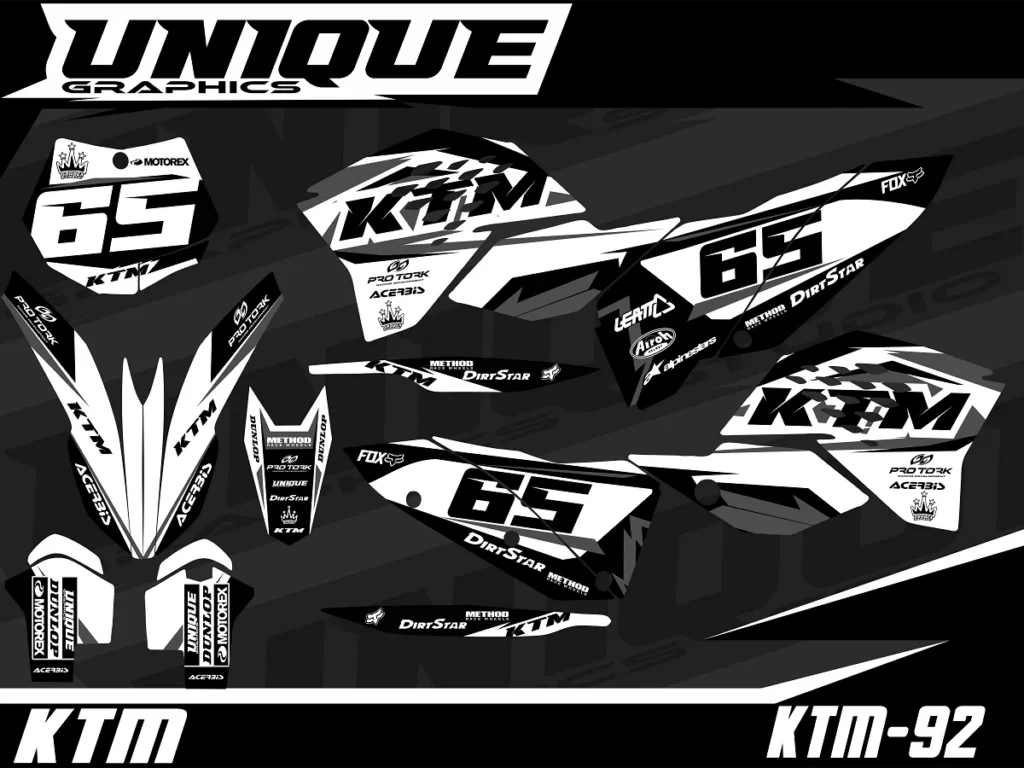 Okleina motocyklowa KTM - KTM-92