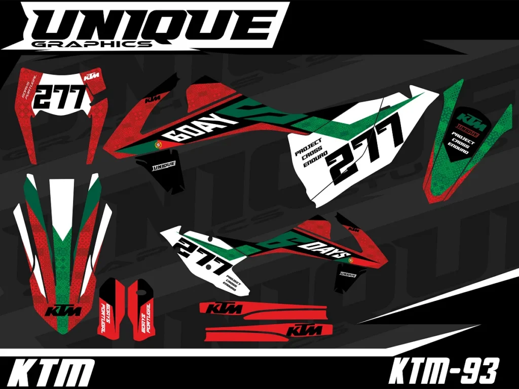 Okleina motocyklowa KTM - KTM-93