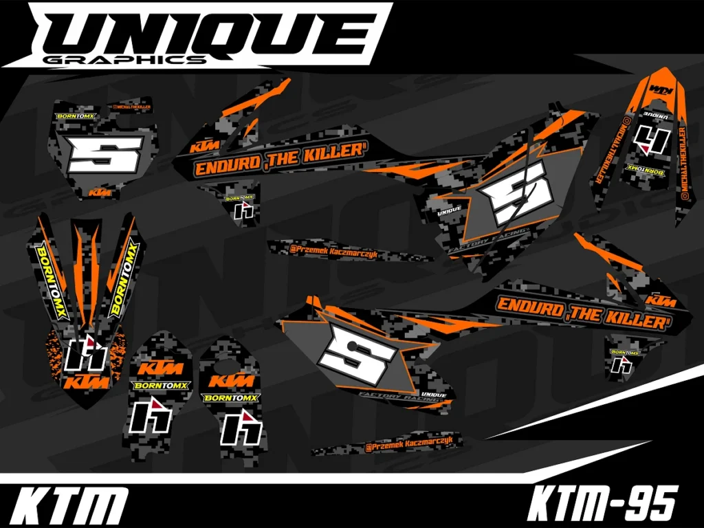 Okleina motocyklowa KTM - KTM-95