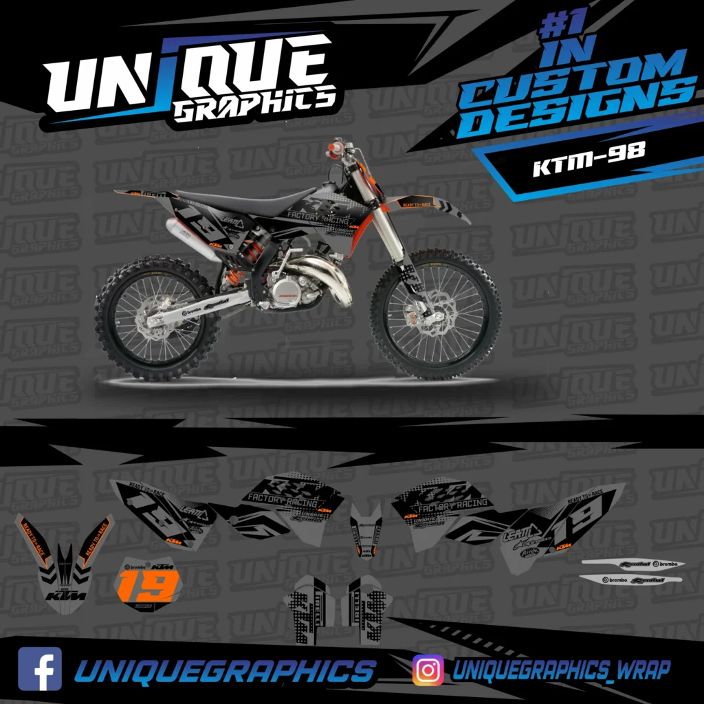 Okleina motocyklowa KTM - KTM-98