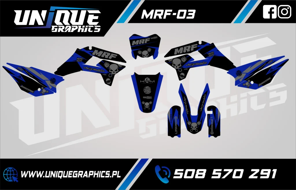 Okleina motocyklowa MRF - MRF-03